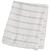 Lange mousseline - rayures roses