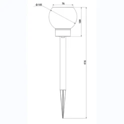 Lanterne solaire flamme 12 led ambrée