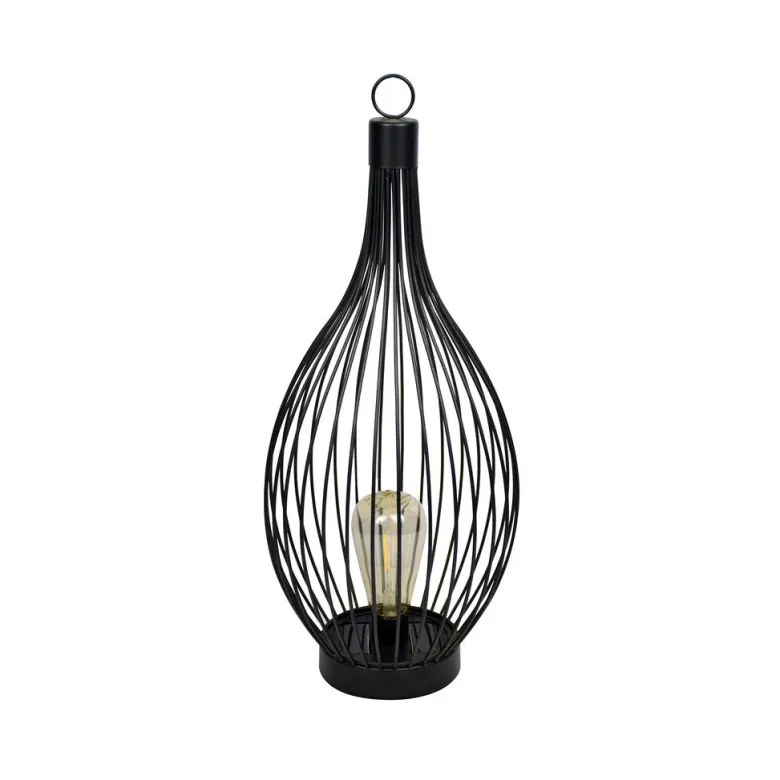 Lanterne solaire métal h50cm