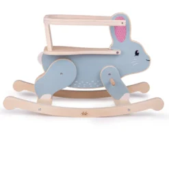Lapin à bascule en bois