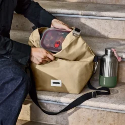 Large lunch bag isotherme- beige-10l-étanche-eco-responsible