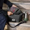 Large lunch bag isotherme- noir-10l-étanche-eco-responsible