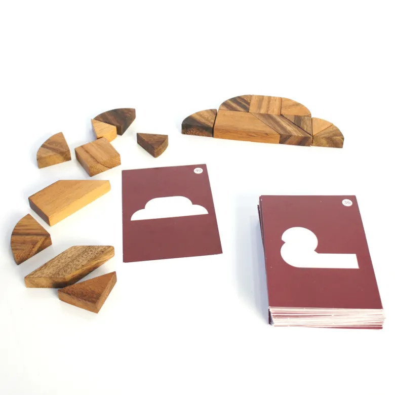Le double tangram cœur