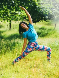 Legging yoga colibri court imprimé jaïpur fiesta (<1,70m) L