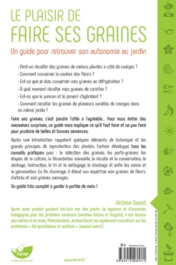 Le plaisir de faire ses graines