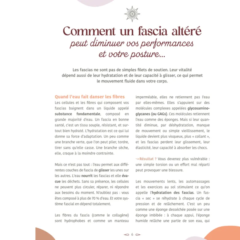 Les fascias