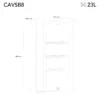 Les petits champs cavsb8 - cave de service noire 8 bouteilles