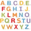 Lettres majuscules magnétiques en bois