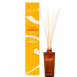 L'Heure ambrée Capilla parfumé vanille épices 100 ml terre d'Oc