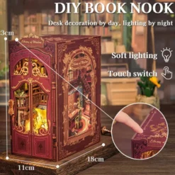 Library of wisdom - maquette booknook serre-livre