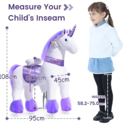 Licorne ride-on - violette