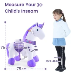 Licorne ride-on - violette