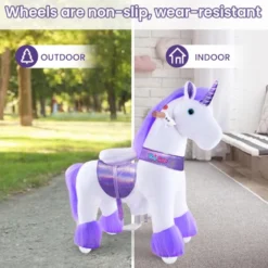 Licorne ride-on - violette