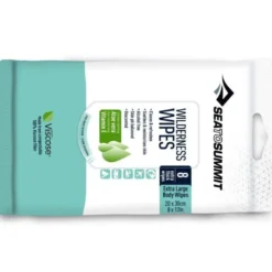 Lingettes lavantes sea to summit wilderness wipes taille xl (lot de 8)
