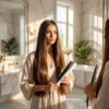 Lisseur à cheveux mch - blanc