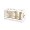 Lit bébé évolutif lova 140x70 blanc