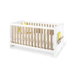 Lit bébé évolutif lova 140x70 blanc
