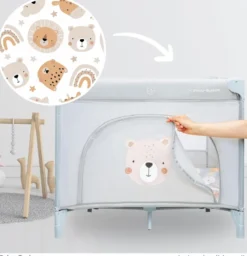 Lit parapluie bébé pliable + matelas