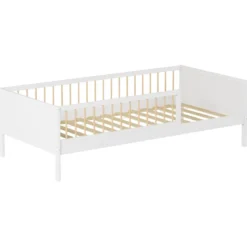 Lit pour enfant 190x90cm blanc adam