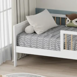 Lit pour enfant 190x90cm blanc adam