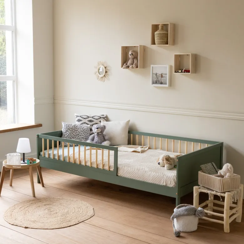 Lit pour enfant 190x90cm vert adam
