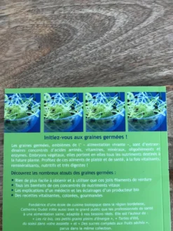 Livret illustré sur les graines germées