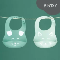 Lot de 2 bavoirs bib'isy babymoov