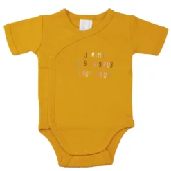 Lot de bodies jaune 0 mois