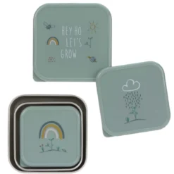Lot de 3 boites gigognes en inox ga