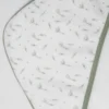 Lot de 2 capes de bain verde 70x70 cm
