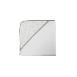 Lot de 2 capes de bain verde 70x70 cm