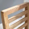 Lot de 2 chaises bois de teck recyclé
