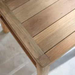 Lot de 2 chaises bois de teck recyclé