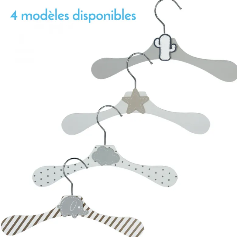 Lot de 10 cintres pour enfant