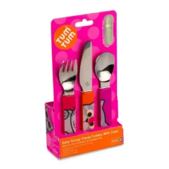 Lot de 3 couverts avec étui bluebell tum