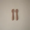 Lot de 2 cuillères d'apprentissage natural-shifting sand