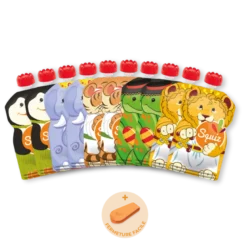 Lot de 10 gourdes réutilisables carnaval