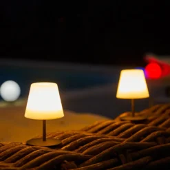 Lot de 2 lampes de table sans fil twins