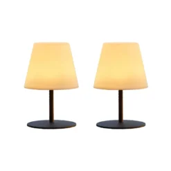 Lot de 2 lampes de table sans fil twins