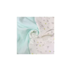 Lot de 2 langes verde 70x70 cm