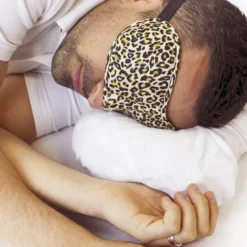 Lot de 2 masques de nuit - léopard