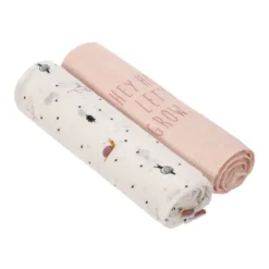 Lot de 2 maxi langes en mousseline