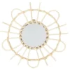 Lot de 3 miroirs rotin d28
