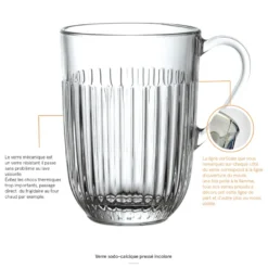Lot de 6 mugs, ouessant