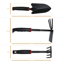 Lot de 3 outils de jardinage à main
