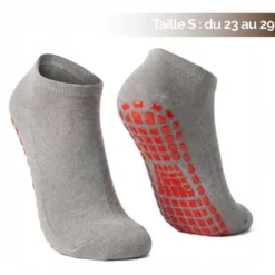 Lot de 2 paires de chaussettes - enfant s Gris