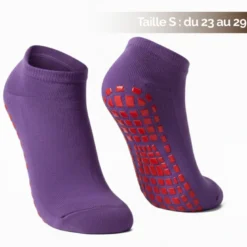Lot de 2 paires de chaussettes - enfant s Violet