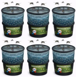 Lot de 6 pièges à larves avec seau