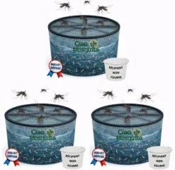 Lot de 3 pièges à larves sans seau