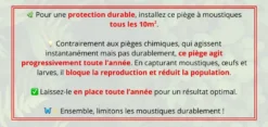 Lot de 3 pièges à moustique sans seau